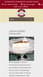 Mobile Screenshot of andreacheesecake.com